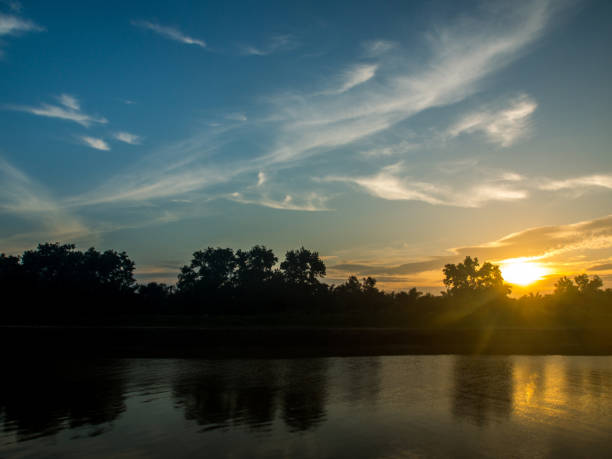 istock twilight and the sunset near the lagoon 640197966