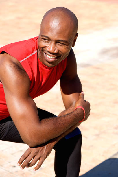istock Relaxed african sports man 640208568