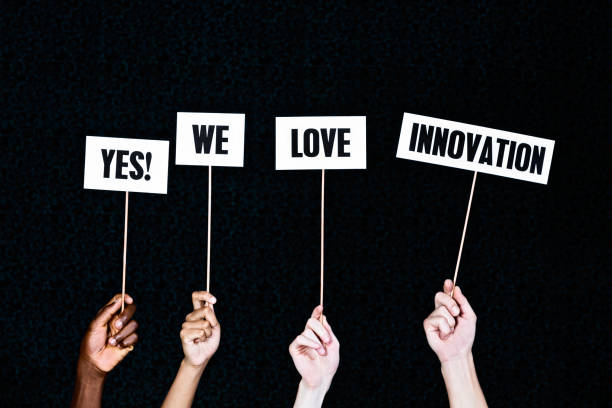 istock Hand-held signs say 