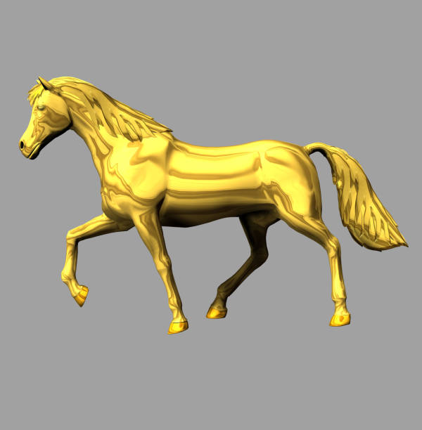 istock golden horse 640208798