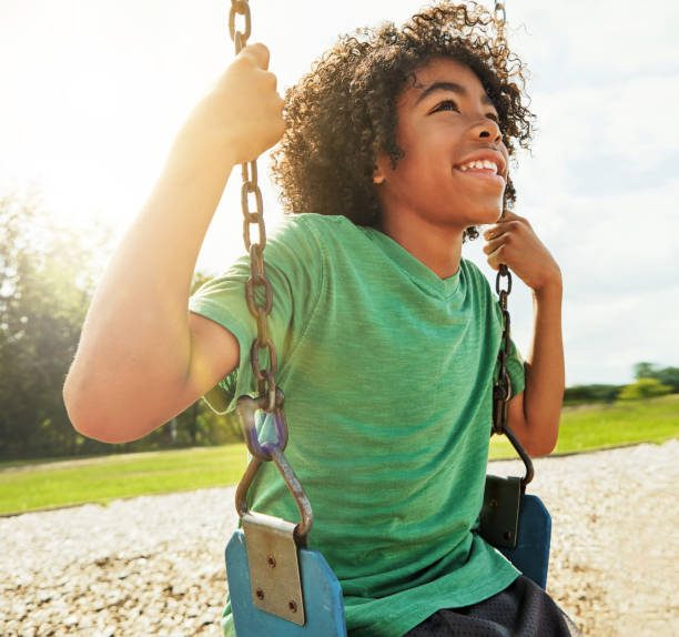 istock Just chillin’ on the swings 640210278
