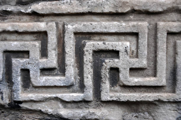 istock Ancient Roman architectural details 640216072