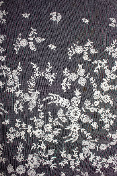 istock Vintage Edwardian and Victorian White Lace 640217098