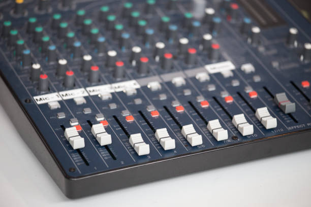 istock vintage audio mixing console bord 640221016