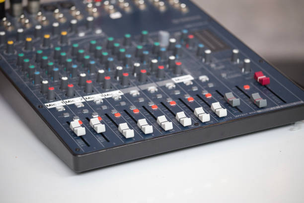 istock vintage audio mixing console bord 640221640