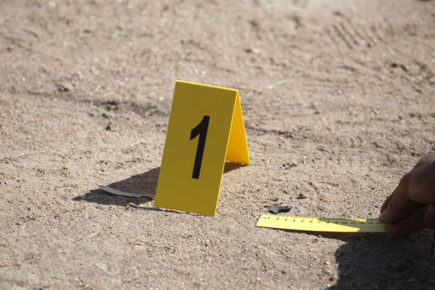 istock evidence marker and ruler scale of evidence 640222536