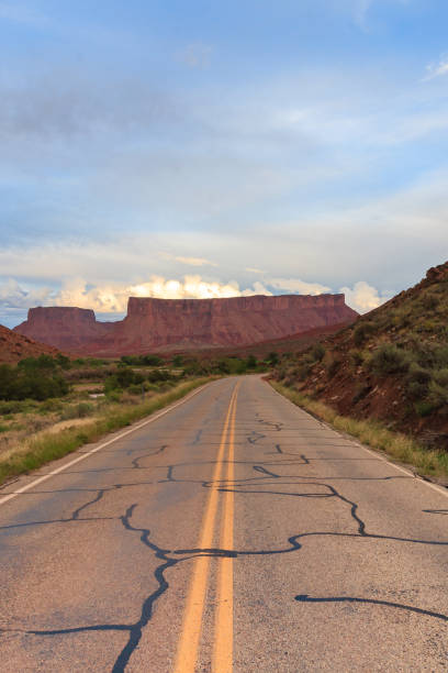istock Road through rocky Utah landscape 640225734