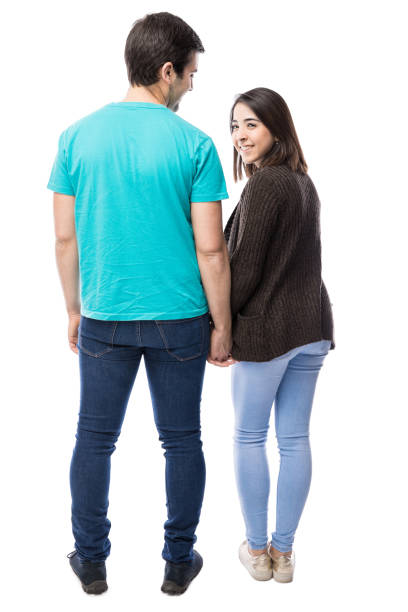 istock Cute young couple in a studio 640230732
