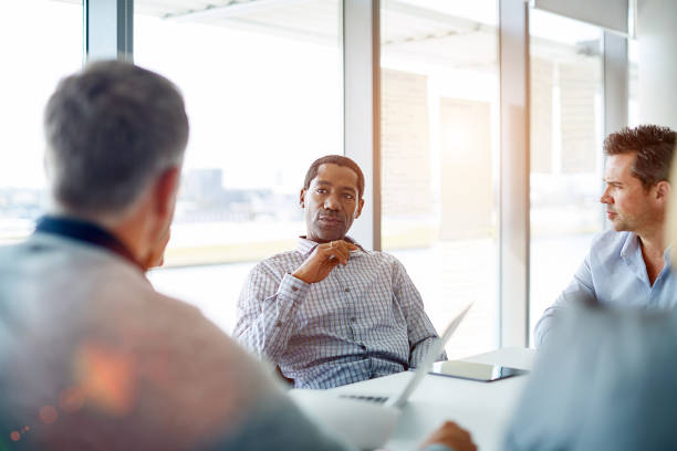 istock He always brings new ideas to meetings 640233238