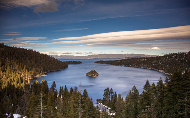 istock Lenticular Clouds Over Lake Tahoe 640233362