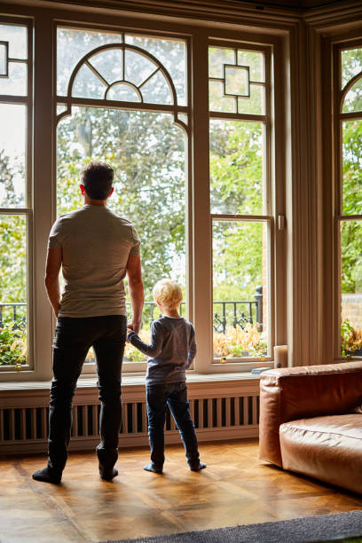 istock Sharing a special moment between father and son 640236296