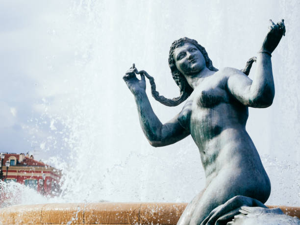 istock Fountain at Place Massena, Nice 640237958
