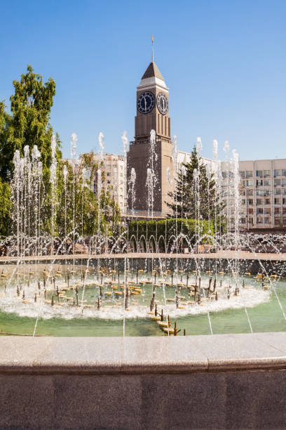 istock Clock Tower in Krasnoyarsk 640238012