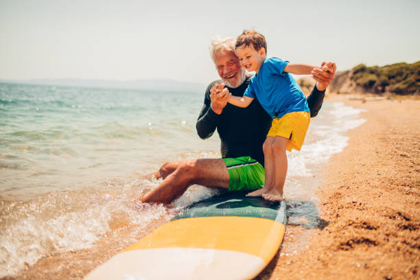 istock Basics of surfing with my grandpa 640239302