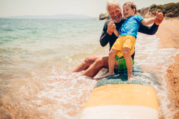 istock Basics of surfing with my grandpa 640239558