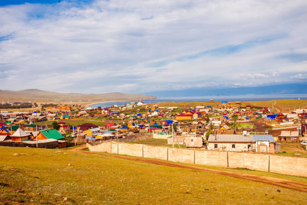 istock Khuzhir village, Olkhon island 640239586