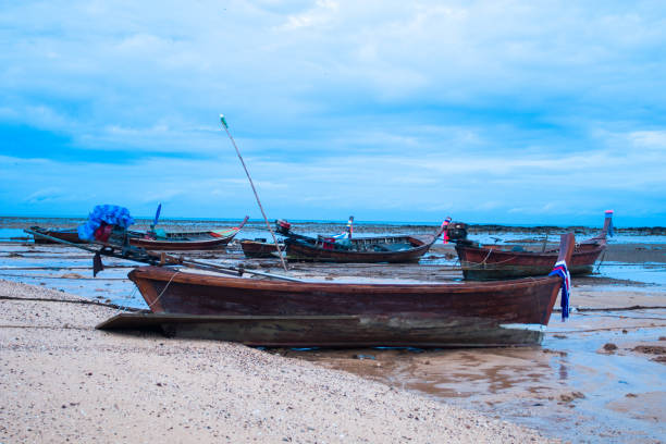 istock Sea boat and sky. 640245084