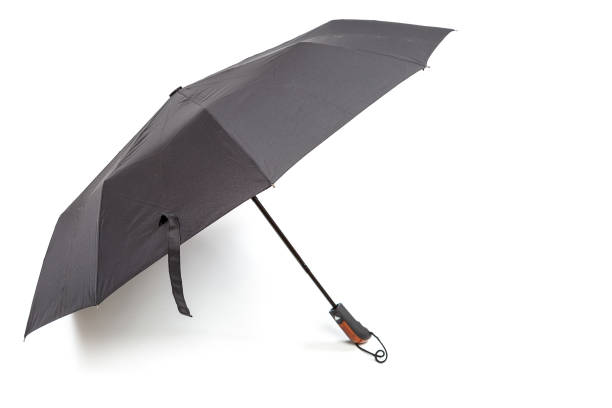 istock Fashionable umbrella isolated on a white background 640245930