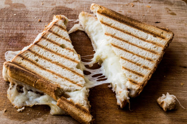 istock Turkish Sandwich Toast (Tost) with cheddar or melted cheese. 640249714