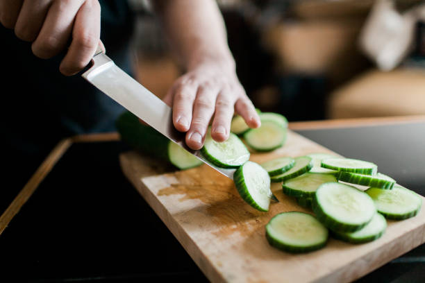 istock Cleaning off a knife 640251340