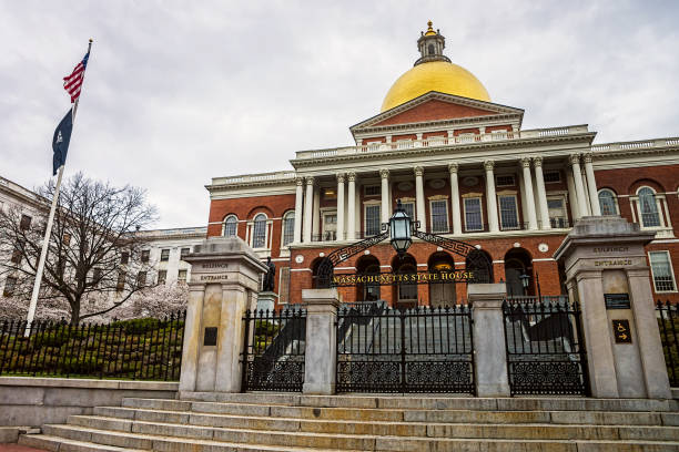 istock State Library of Massachusetts at downtown Boston USA 640252598