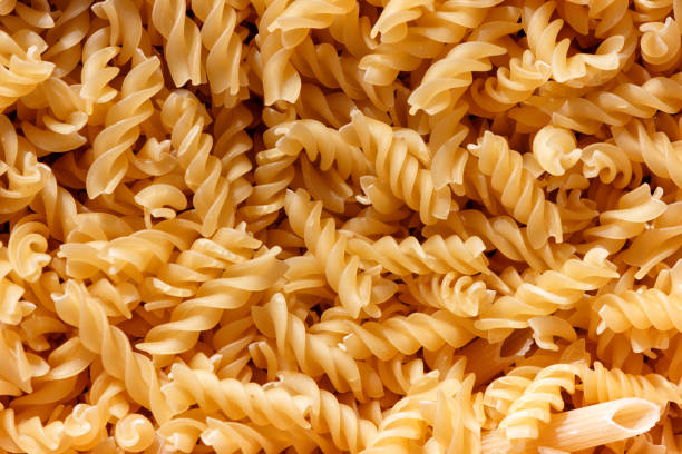 istock Italian spiral pasta close up 640256064