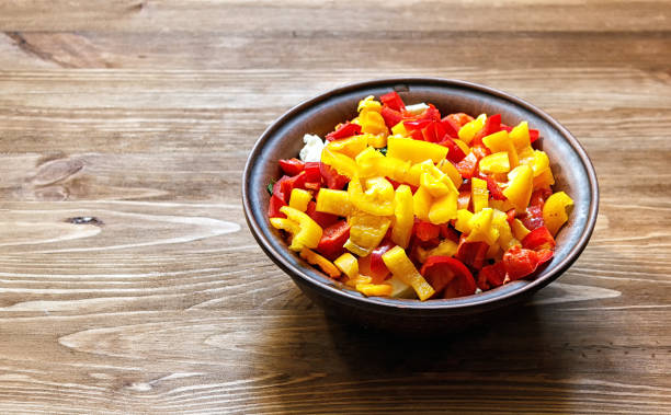 istock Clay bowl with a fresh salad 640262294