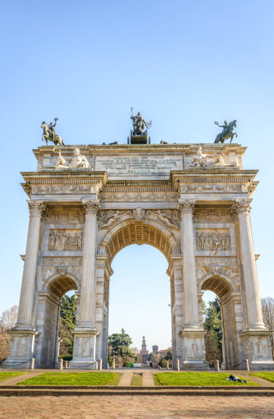 istock Arco della Pace or Arch of Peace in Milan 640263172