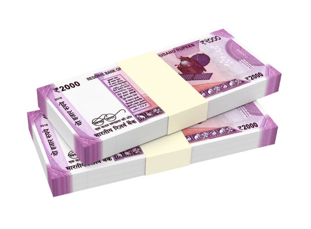 istock India Rupee isolated on white background. 640264674