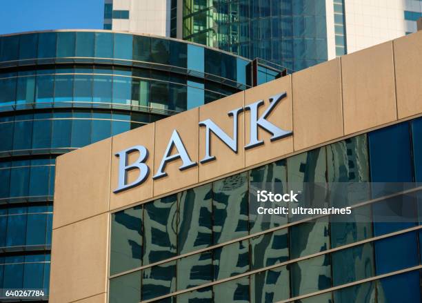 Bank Building Stock Photo - Download Image Now - Bank - Financial Building, Banking, Building Exterior