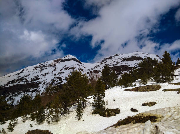 istock Winter landscape with snow (in Spain) 640269512