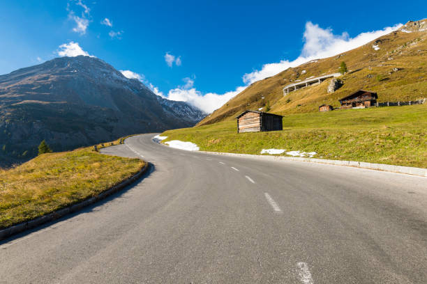 istock Grossglockner High Alpine mountain Road on a sunny day 640276840