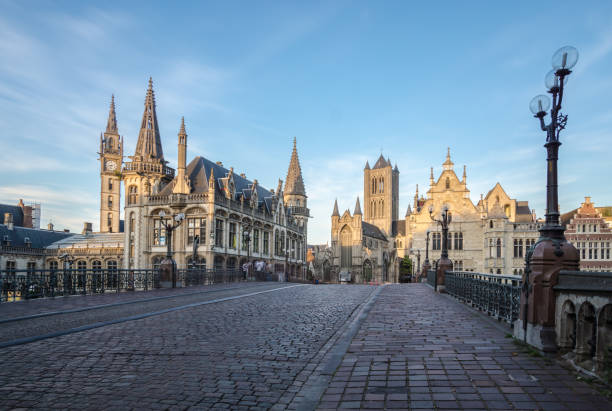 istock Old town in Gent in Belgium 640277044