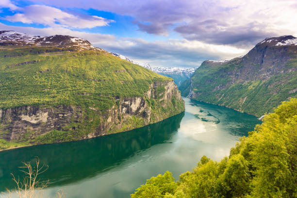 istock View on Geirangerfjord from Flydasjuvet viewpoint Norway 640277848