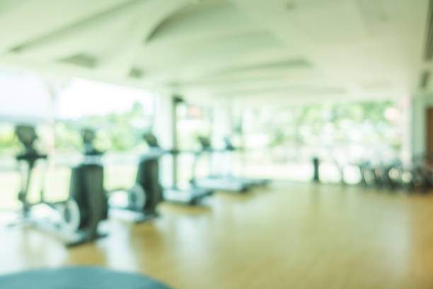 istock Blurred fitness gym 640282598