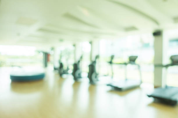 istock Blurred fitness gym 640282688
