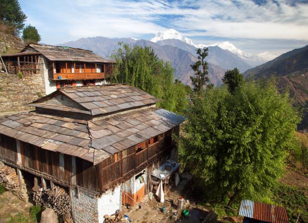 istock Dhaulagiri from Gorepani village 640282706