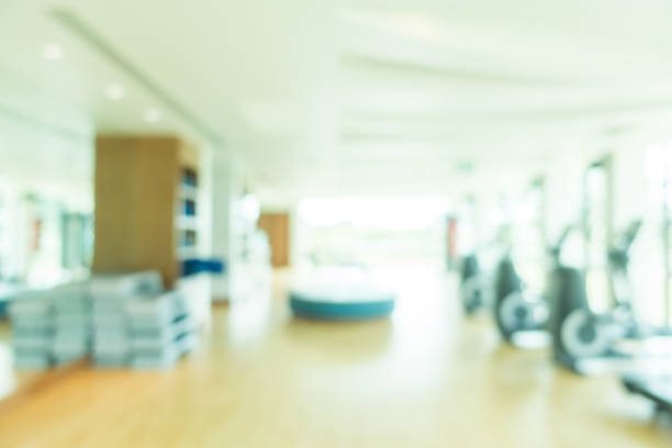 istock Blurred fitness gym 640282736