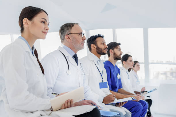 istock Skillful physicians are interested in new medical discovery 640288050