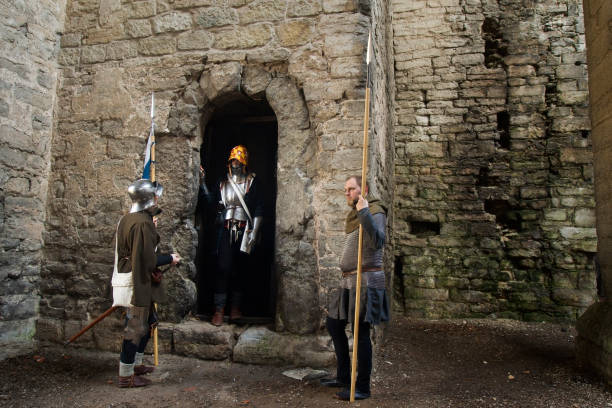 istock Guarding the castle entrance 640288052