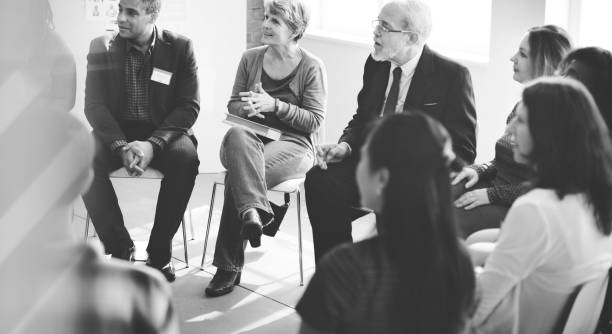 istock Business People Meeting Conference Discussion Working Concept 640289064
