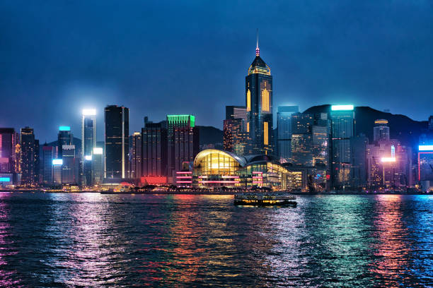 istock Skyline at the Victoria Harbor in HK 640291896