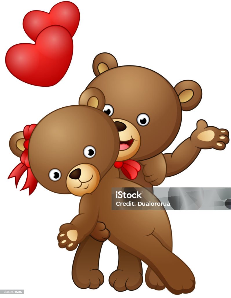 Ilustración de Pareja De Osos De Peluche De Dibujos Animados Bailando Con El Corazón Rojo y más Vectores Libres de Derechos de Abrazar - iStock Ilustración de Pareja De Osos De Peluche De Dibujos Animados Bailando Con El Corazón Rojo y más Vectores Libres de Derechos de Abrazar - iStock