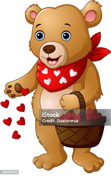 Ilustración de Oso De Dibujos Animados Con Una Cesta De Corazón Rojo y más Vectores Libres de Derechos de Abstracto - iStock Ilustración de Oso De Dibujos Animados Con Una Cesta De Corazón Rojo y más Vectores Libres de Derechos de Abstracto - iStock