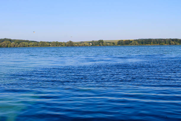 Beautiful lake on summer