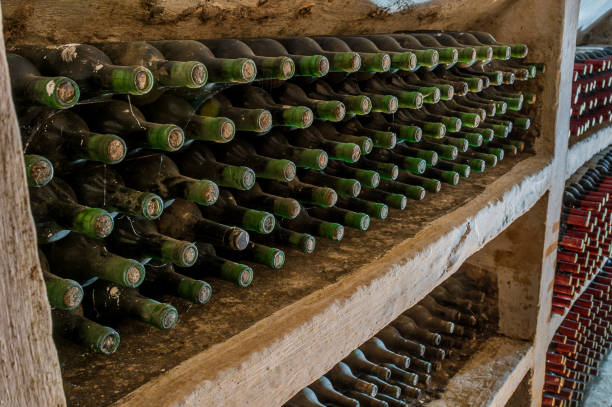 istock old wine bottles in a wine cellar 640308062
