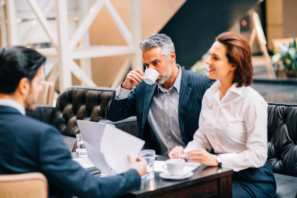 istock Business meeting at the cafe 640309784