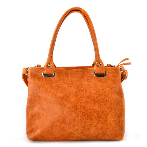 istock Elegant brown leather woman's handbag 640311830