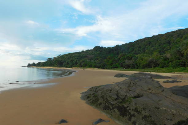 Gosselin Beach - Remire-Montjoly - French Guyana stock photo