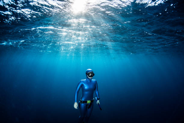 istock Woman free diver 640321256